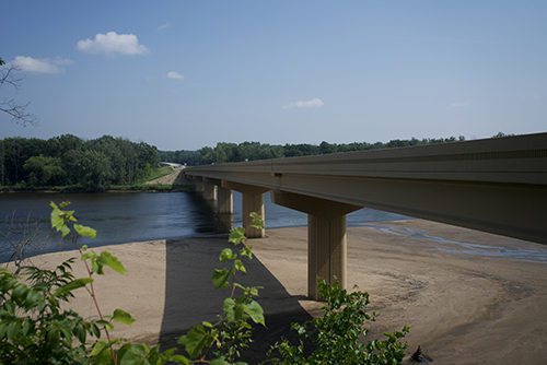 WIS 130 bridge over the WIsconsin bridge