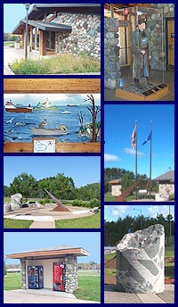 Hurley rest area photo collage